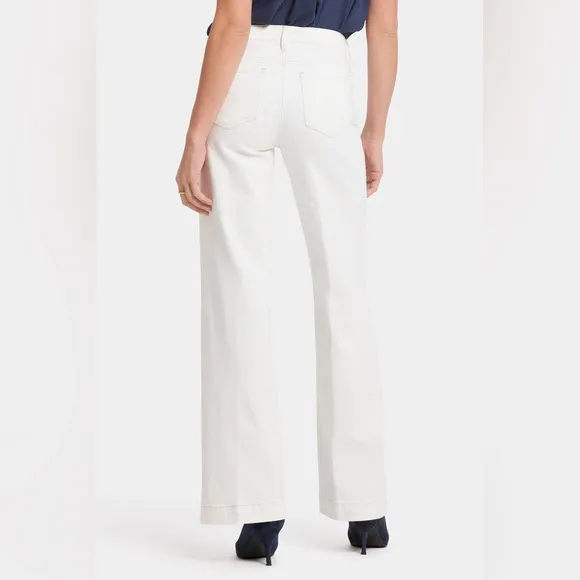 NWT NYDJ Theresa Wide Leg Teresa Wide Leg Jeans in White Creek Size 16