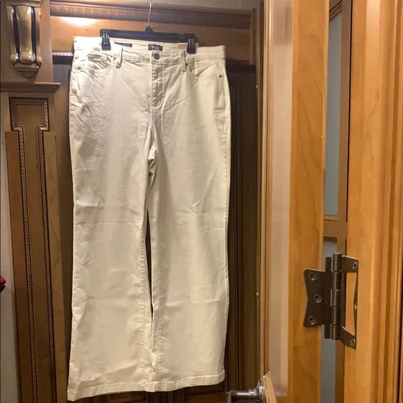 NWT NYDJ Theresa Wide Leg Teresa Wide Leg Jeans in White Creek Size 16