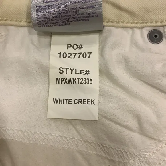 NWT NYDJ Theresa Wide Leg Teresa Wide Leg Jeans in White Creek Size 16