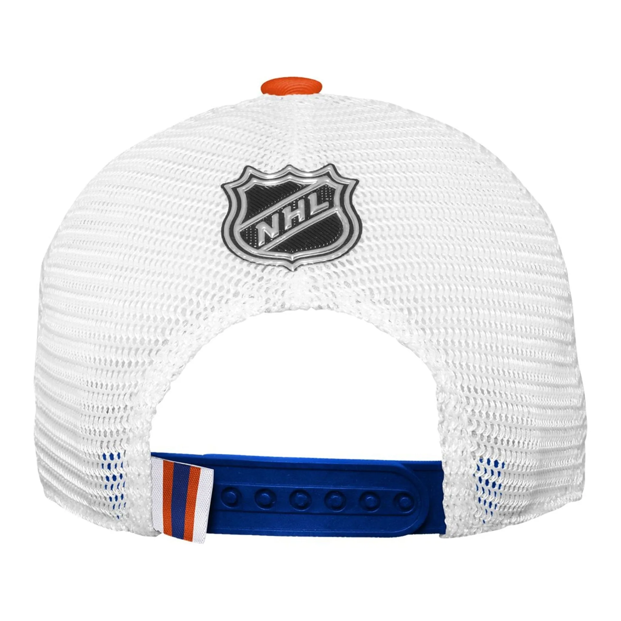 Outer Stuff NHL Draft Structured Trucker Youth Hat - Edmonton Oilers