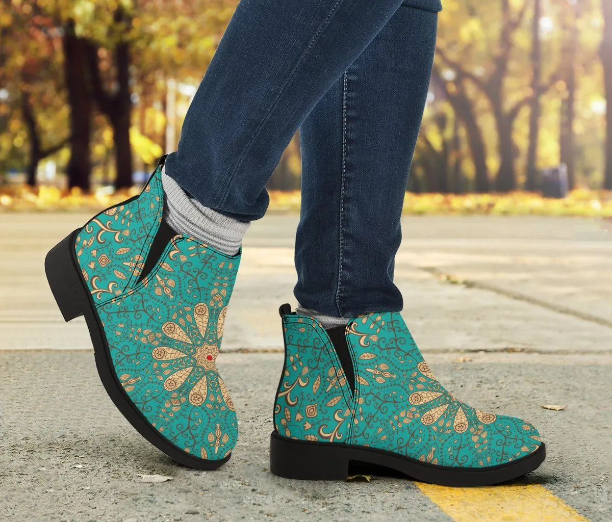 Peace of Mind Mandala Fashion Boots
