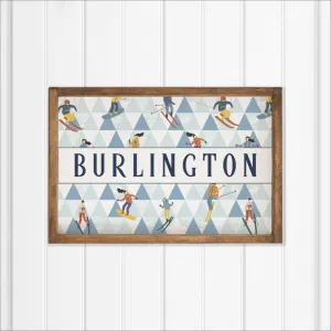 Personalized Modern Mountain Wall Art