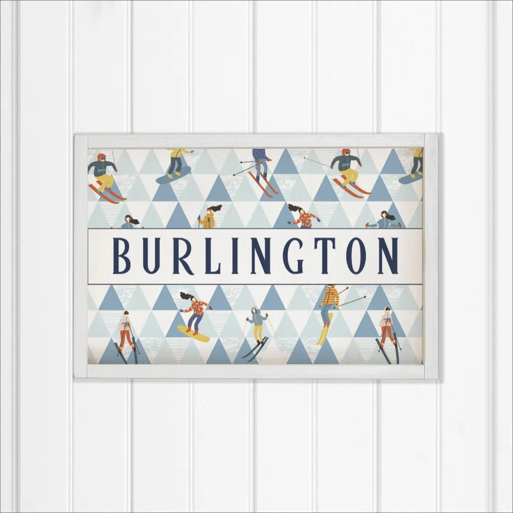 Personalized Modern Mountain Wall Art