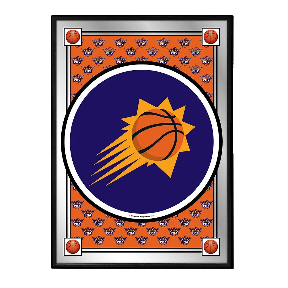 Phoenix Suns: Team Spirit - Framed Mirrored Wall Sign