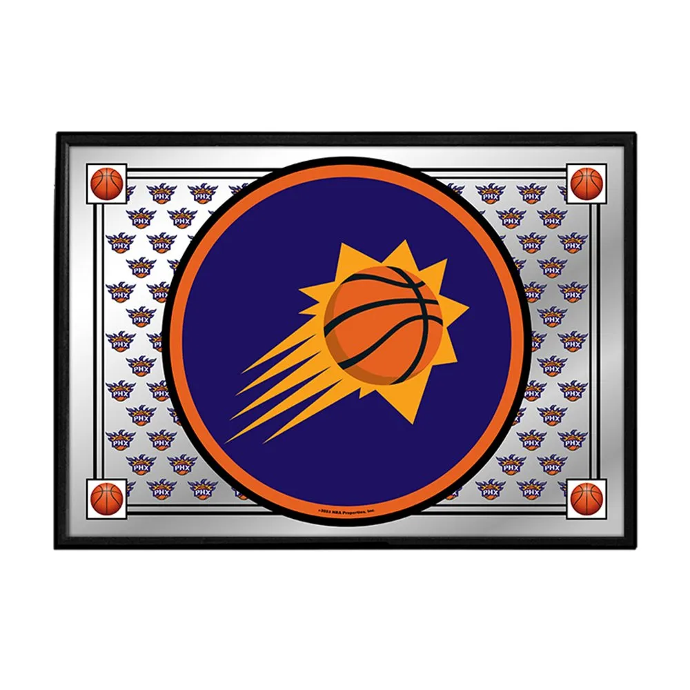 Phoenix Suns: Team Spirit - Framed Mirrored Wall Sign