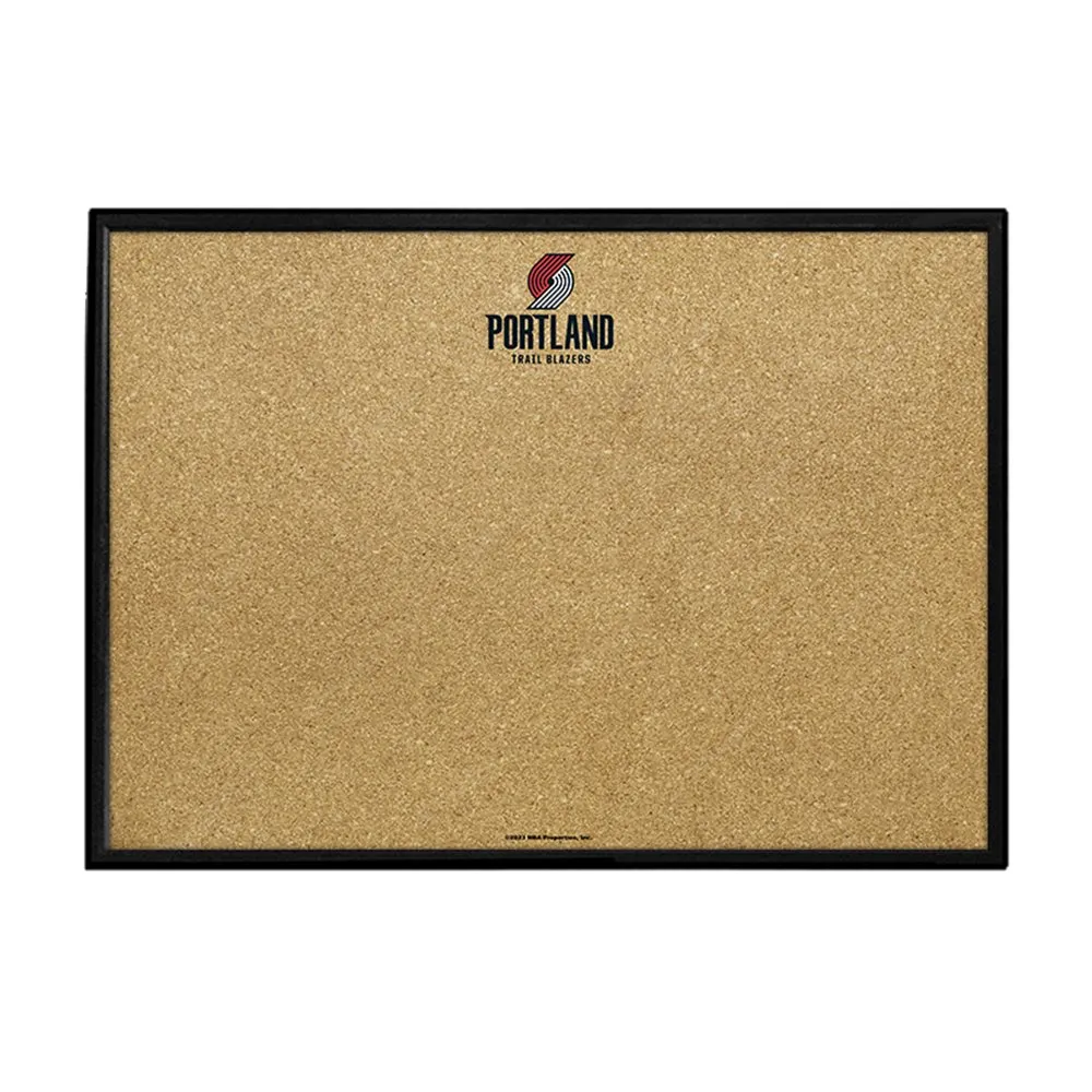 Portland Trail Blazers: Framed Corkboard