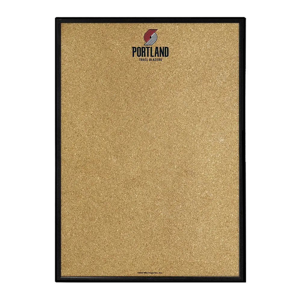 Portland Trail Blazers: Framed Corkboard