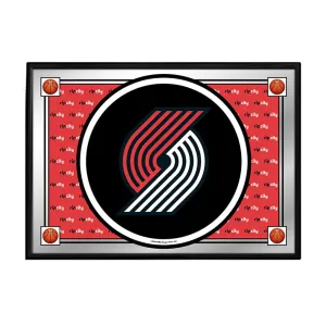 Portland Trail Blazers: Team Spirit - Framed Mirrored Wall Sign