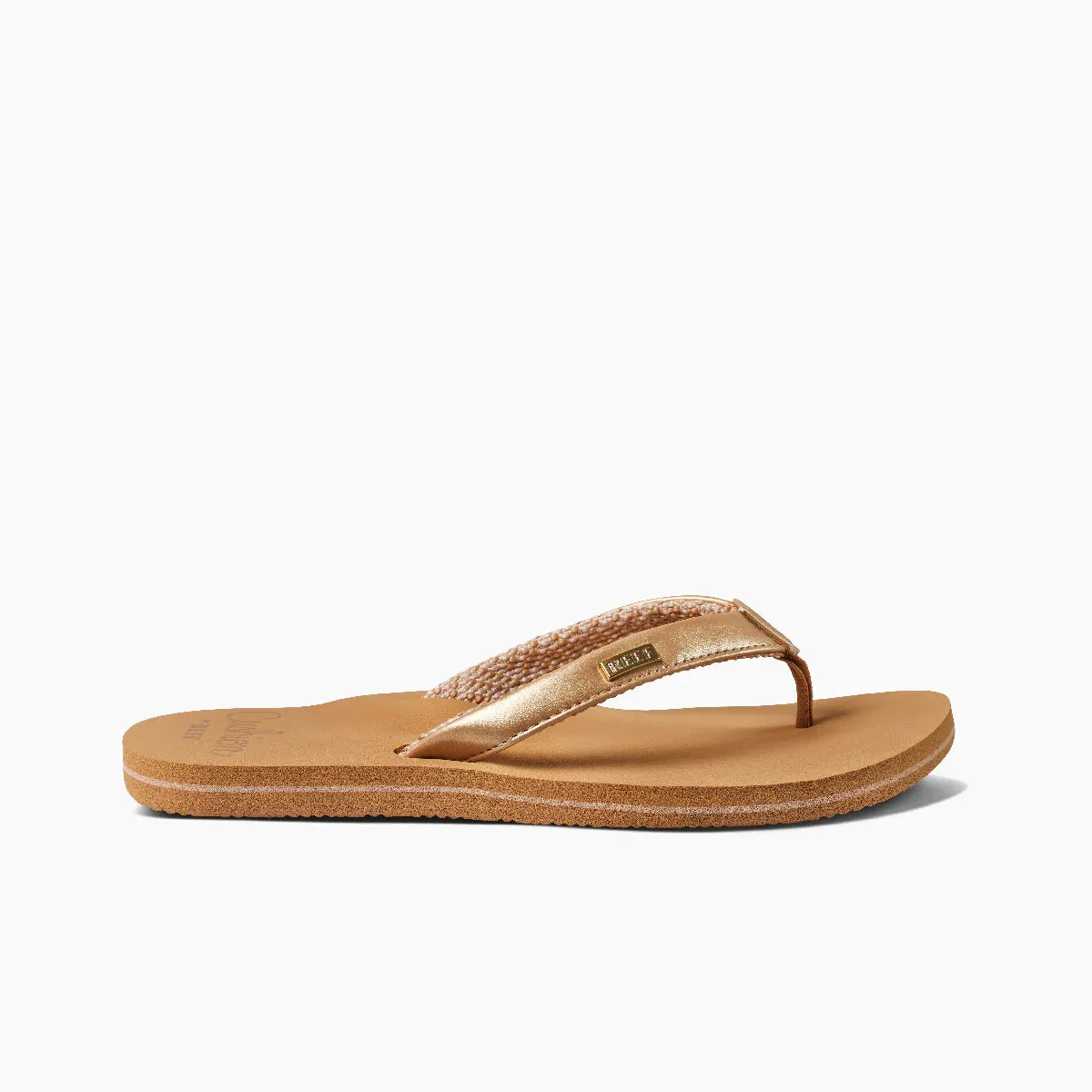 Reef Womens Cushion Sands Champagne Sandal