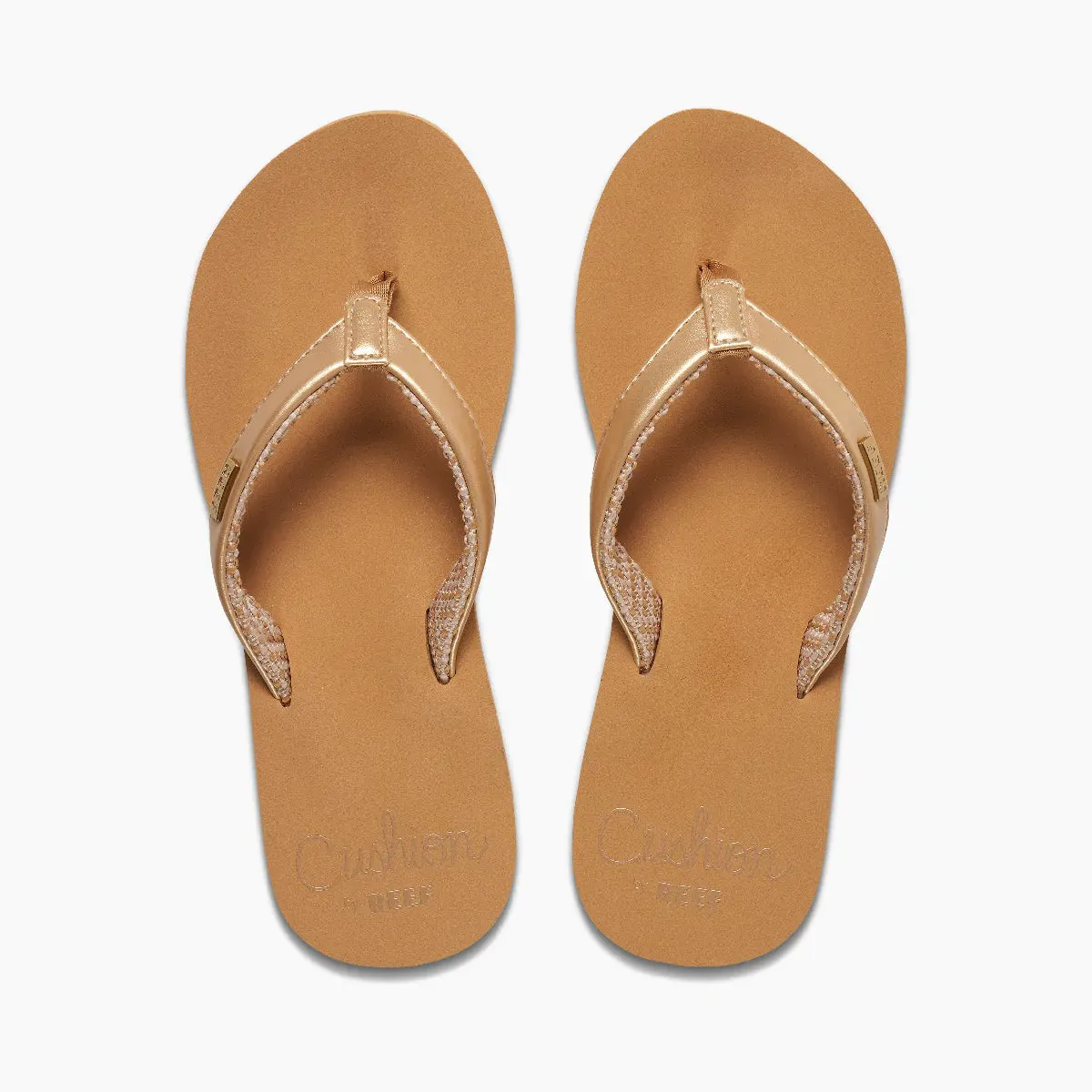 Reef Womens Cushion Sands Champagne Sandal