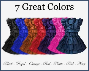 Ripstop Tiered Ruffle Dress