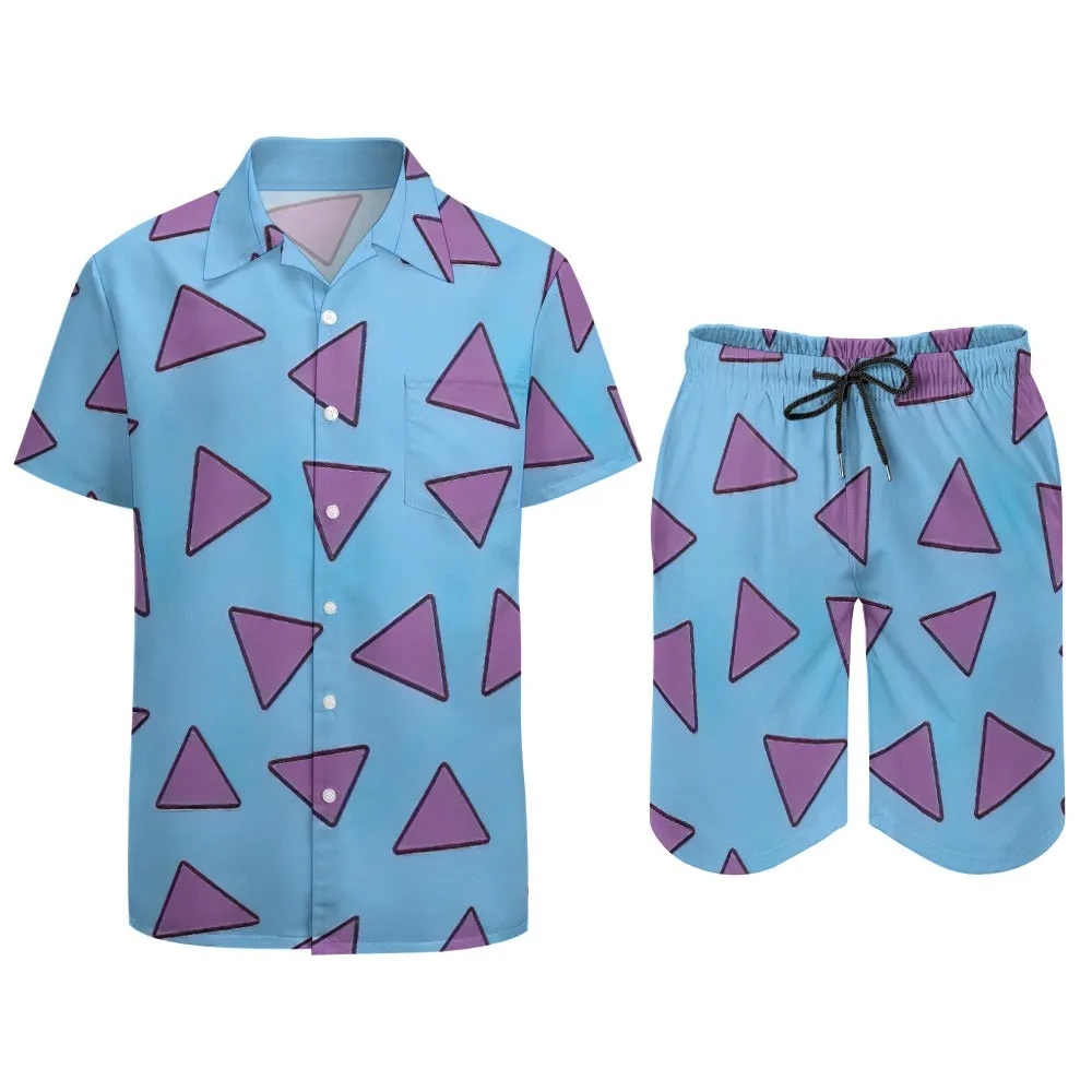 Rocko's Modern Life Print Leisure Beach Suit