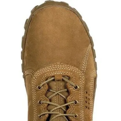 Rocky Men's S2V Tactical 8" Soft Toe Water Resist Military Boot- Brown- RKC180
