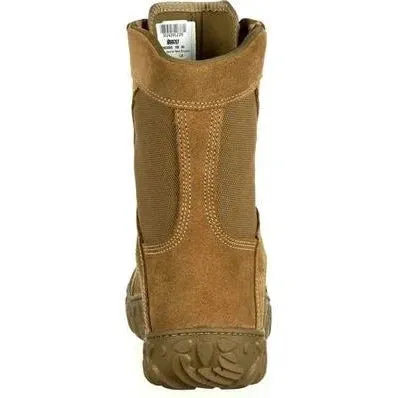 Rocky Men's S2V Tactical 8" Soft Toe Water Resist Military Boot- Brown- RKC180