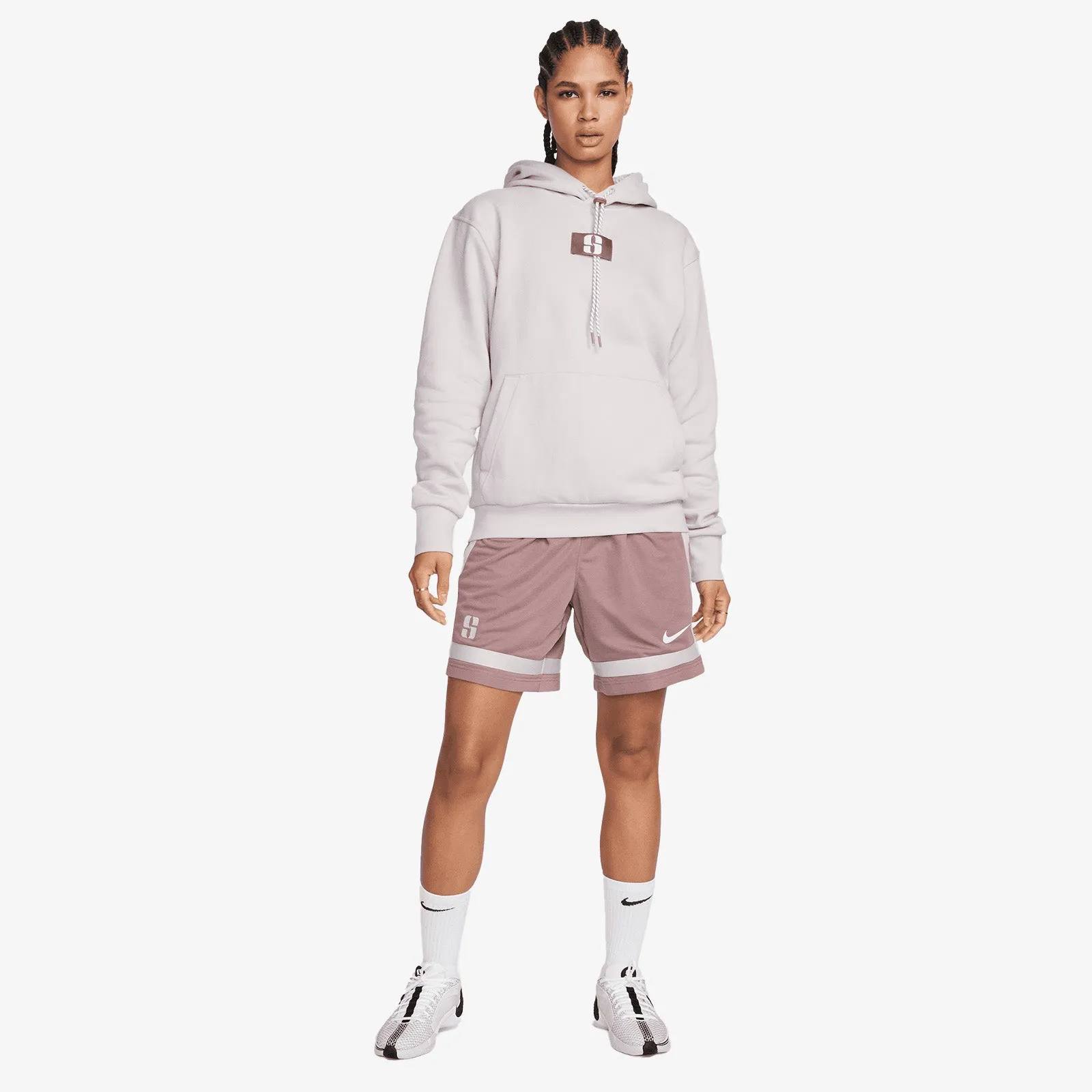 Sabrina Dri-FIT Women's Mesh Shorts - Smokey Mauve