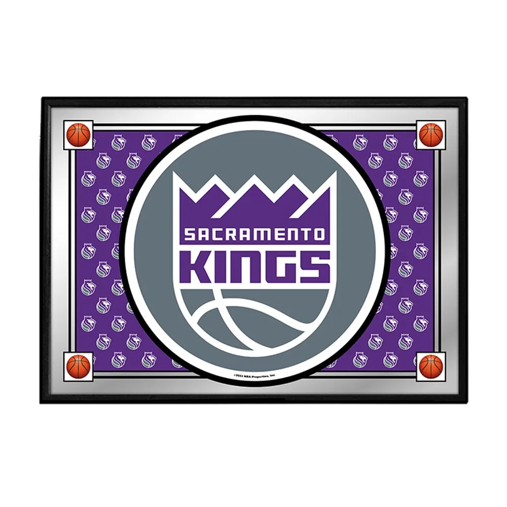 Sacramento Kings: Team Spirit - Framed Mirrored Wall Sign