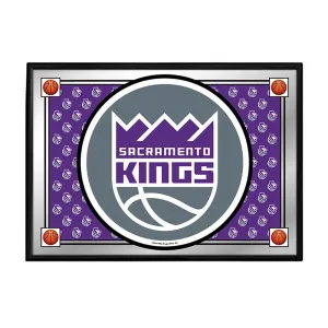 Sacramento Kings: Team Spirit - Framed Mirrored Wall Sign