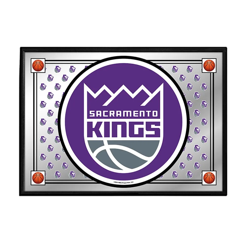Sacramento Kings: Team Spirit - Framed Mirrored Wall Sign