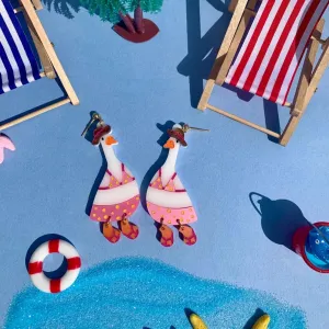 Sandy Goose Earrings