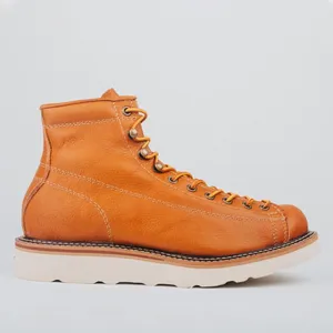 Soft Leather Boots Men Military