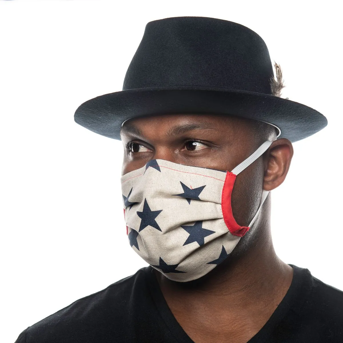 'Stars & Stripes' Reversible Denim Face Mask