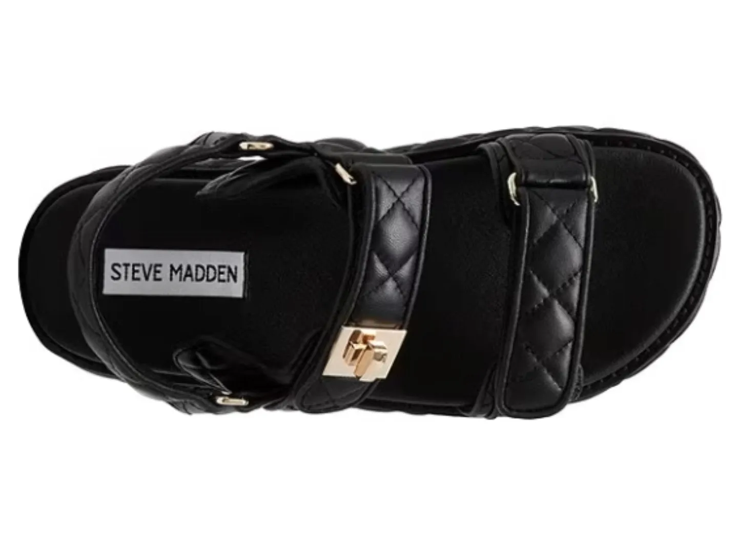 Steve Madden: Big Mona Quilted in black