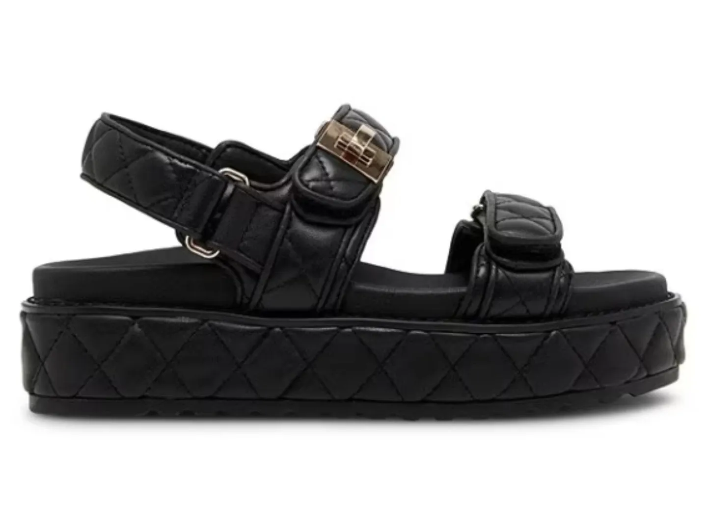 Steve Madden: Big Mona Quilted in black