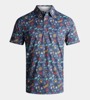SUMMER BEACH POLO - NAVY