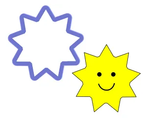 Sun Cookie Cutter