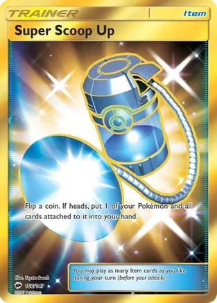 Super Scoop Up 166/147 - Burning Shadows Pokemon Holofoil