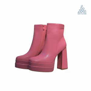 TerraLuxe Pink High Heel Boots