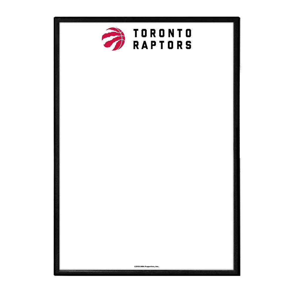 Toronto Raptors: Framed Dry Erase Wall Sign