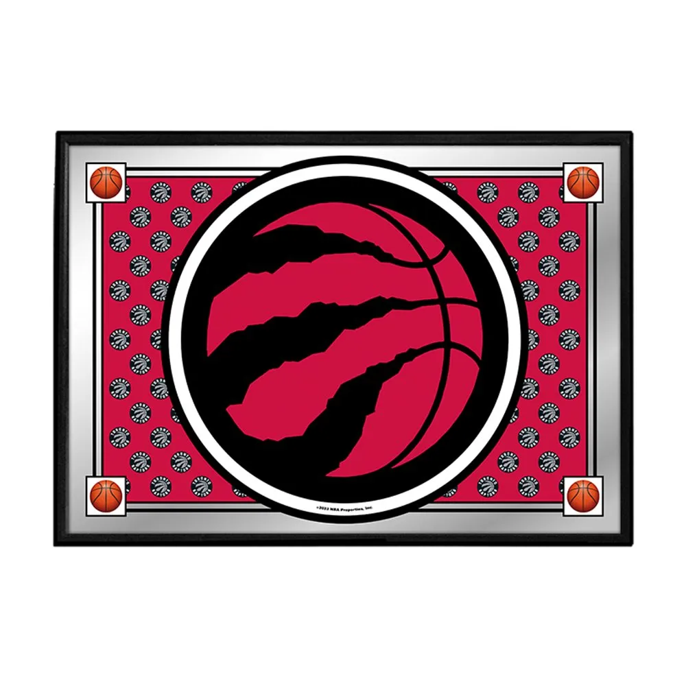 Toronto Raptors: Team Spirit - Framed Mirrored Wall Sign