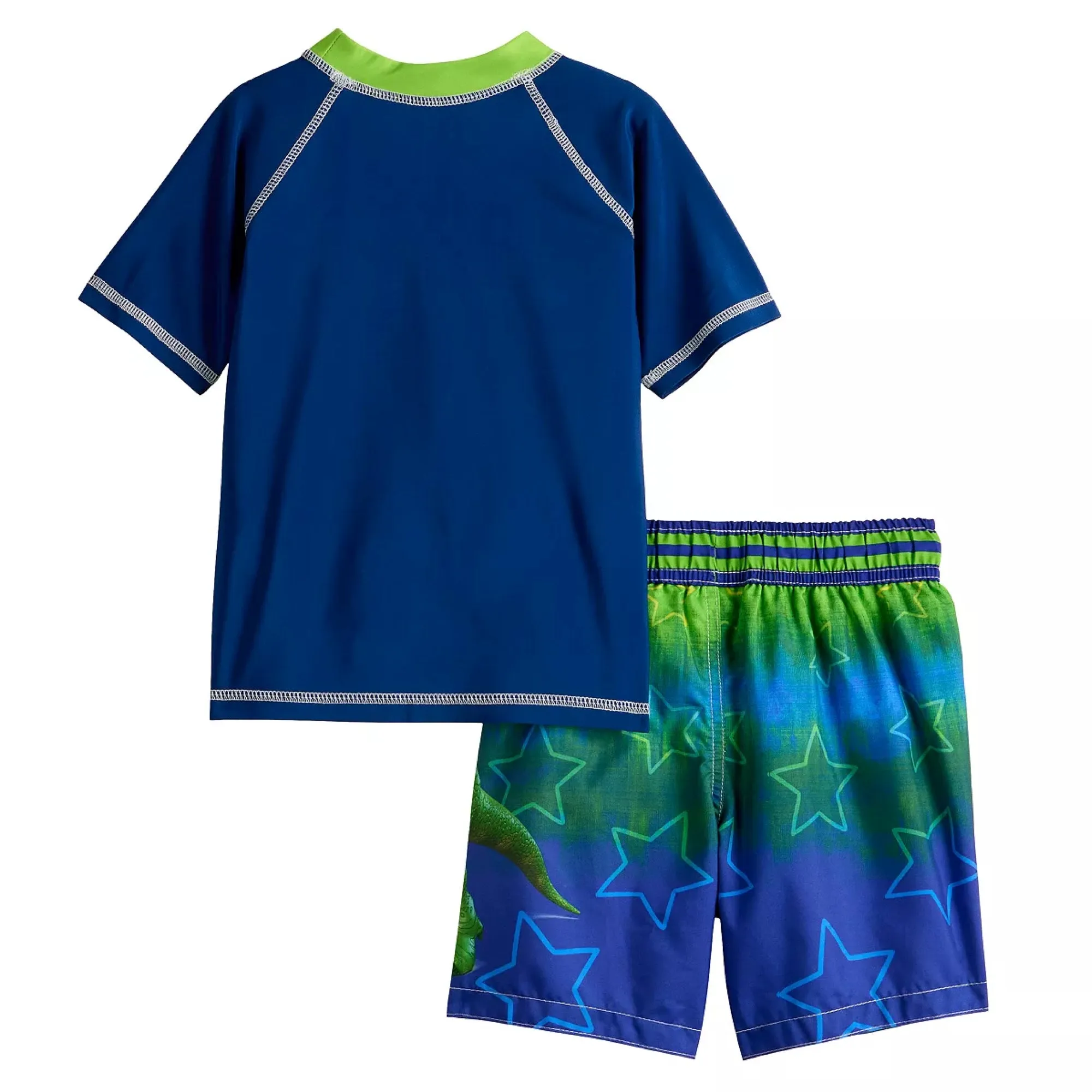 Toy Story Toddler Swimsuit Boys Rash Guard and Swim Trunks Set Two Piece