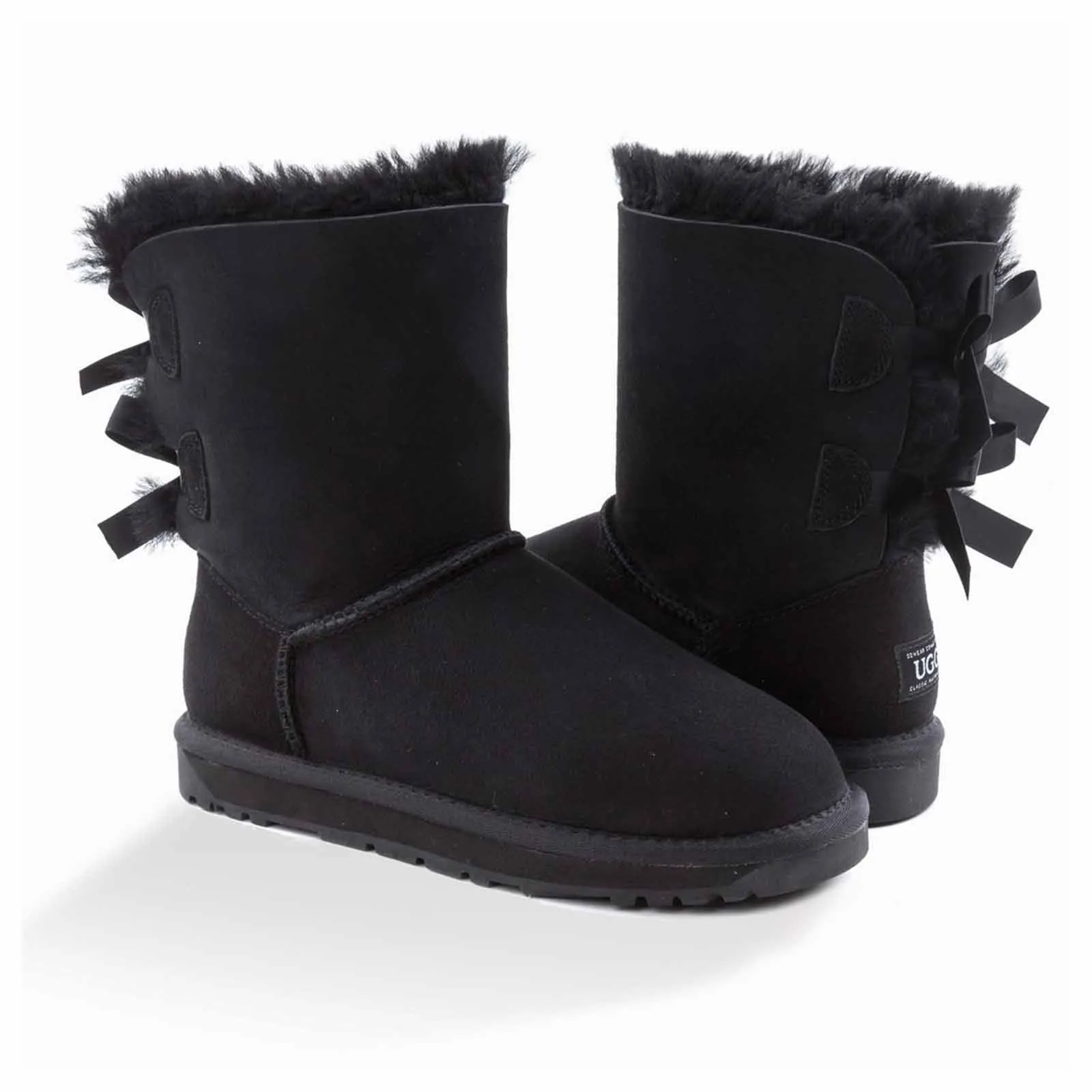 Ugg Boots Classic Bailey Bow Black 40