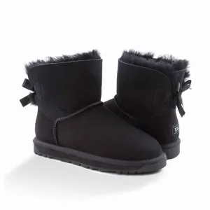 Ugg Boots Classic Mini Bailey Bow Black 36