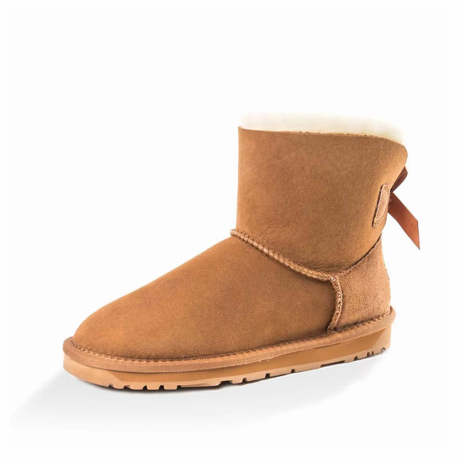 Ugg Boots Classic Mini Bailey Bow Chestnut 37