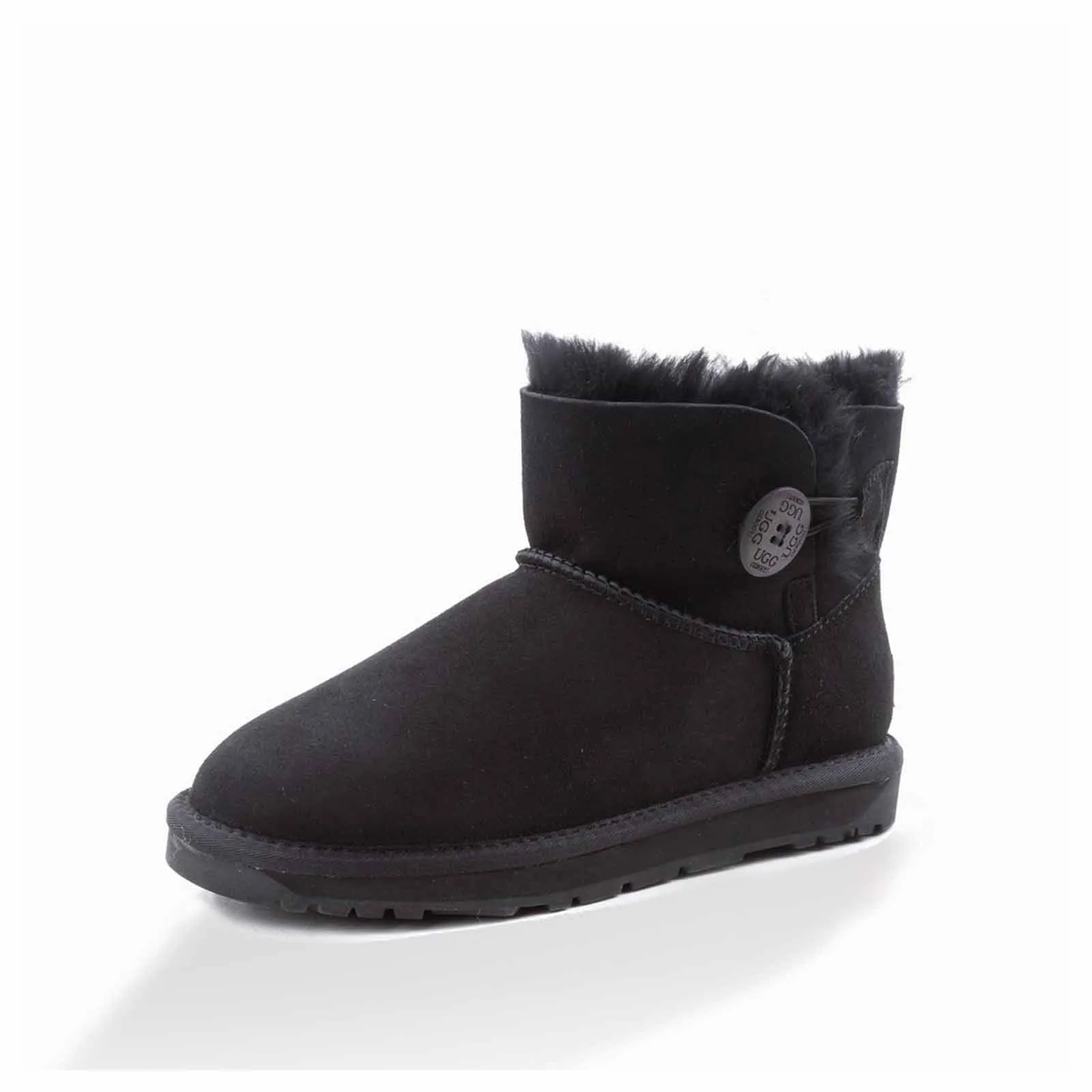 Ugg Boots Classic Mini Button Black 40