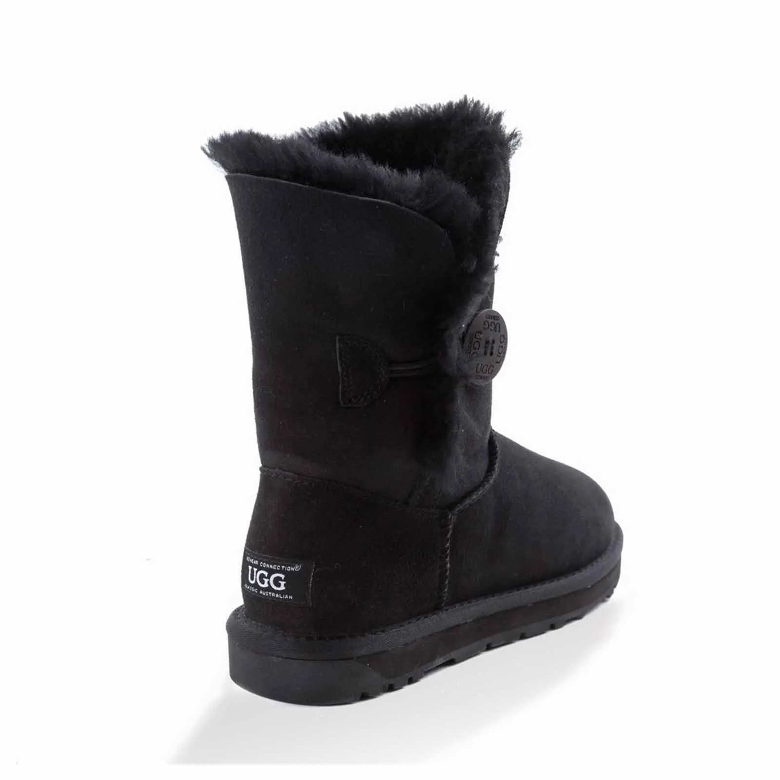 Ugg Boots Classic Short Button Black 39