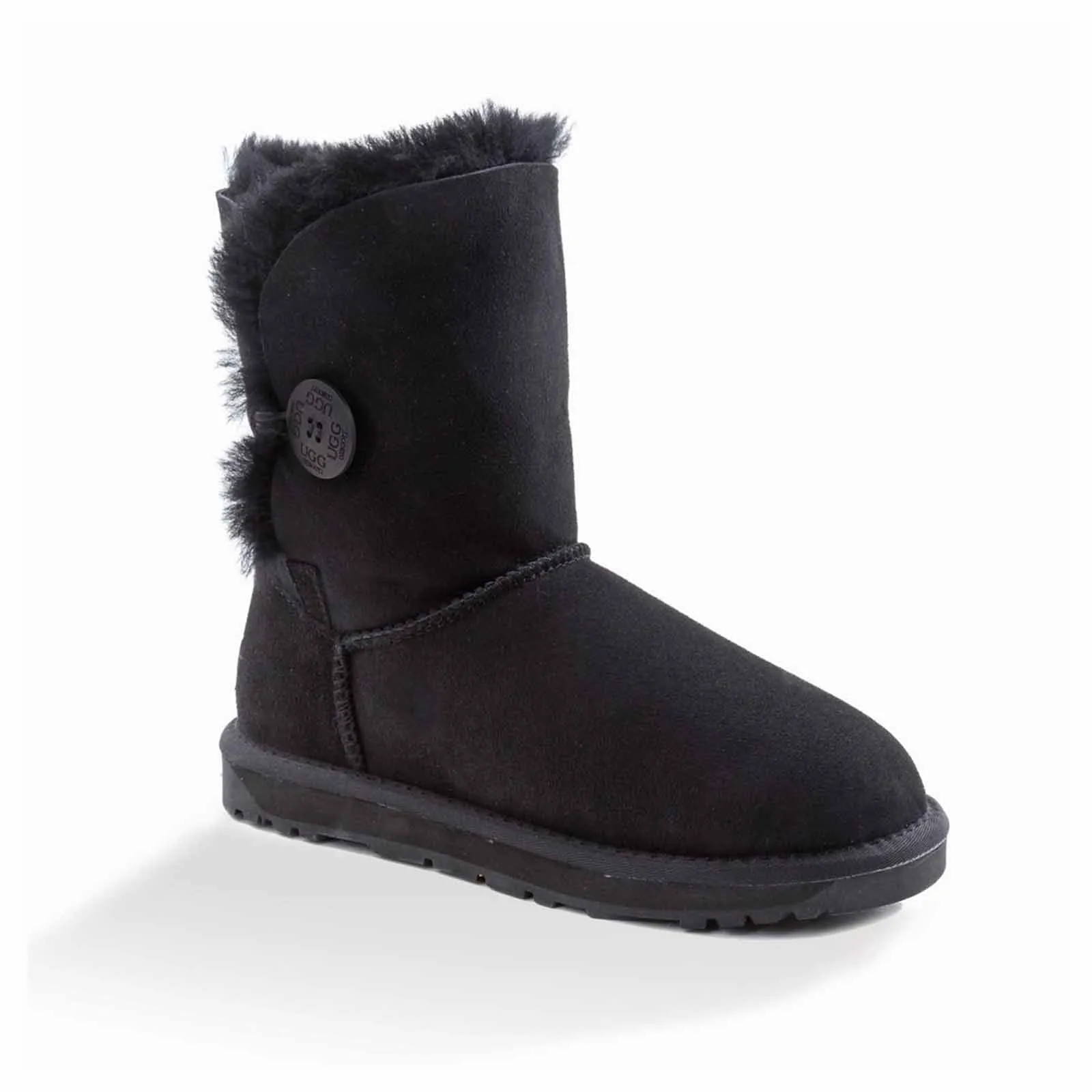 Ugg Boots Classic Short Button Black 39