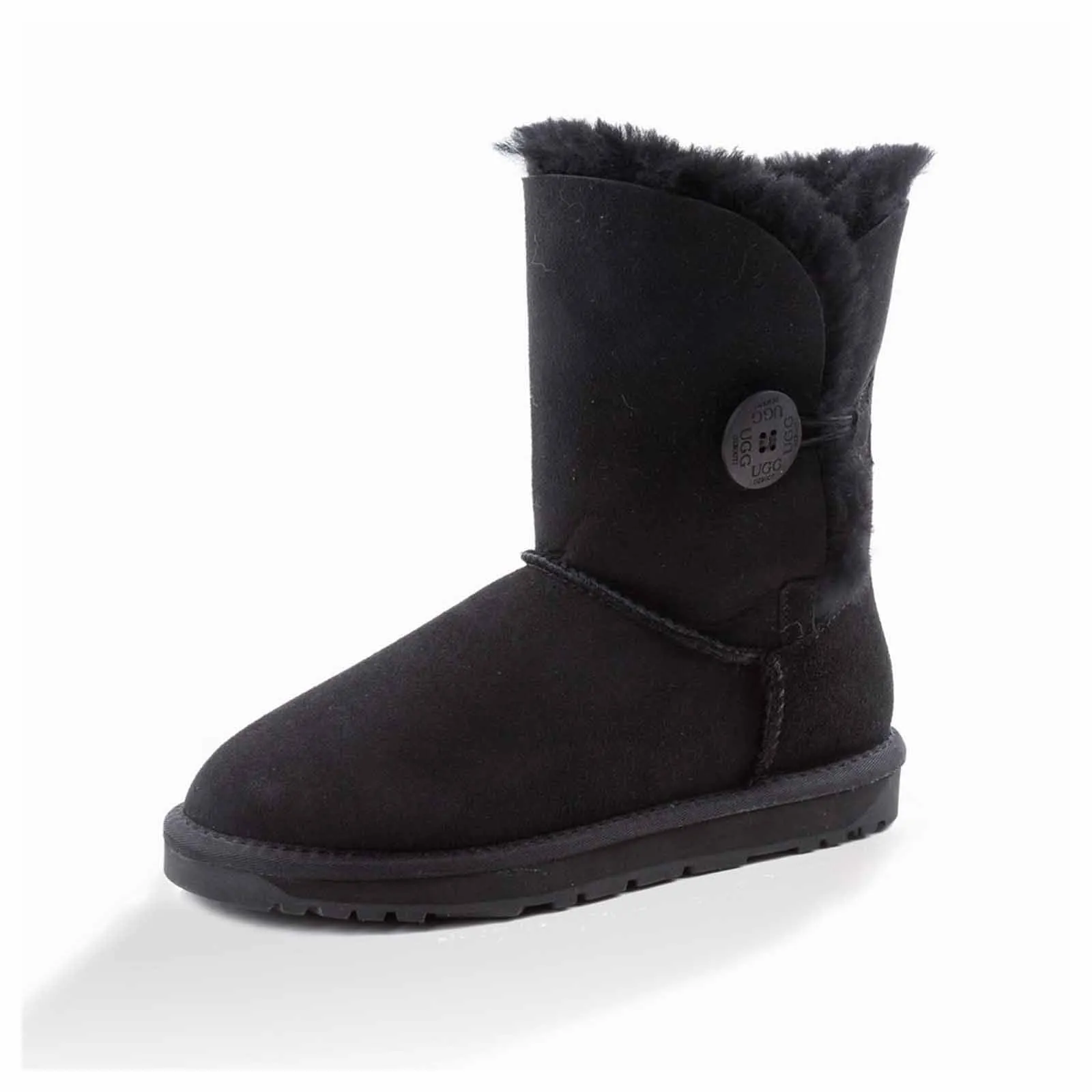 Ugg Boots Classic Short Button Black 39