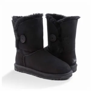 Ugg Boots Classic Short Button Black 39