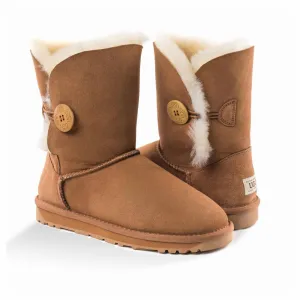 Ugg Boots Classic Short Button Chestnut 38