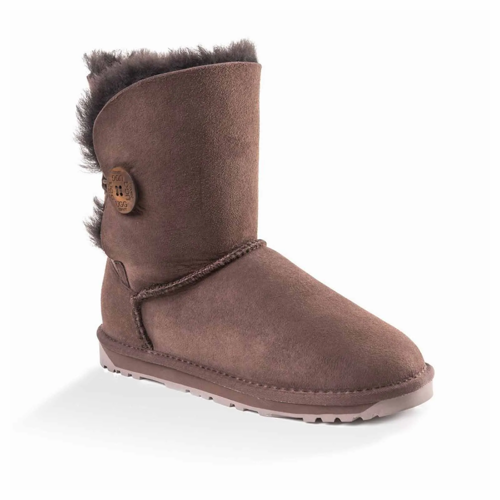 Ugg Boots Classic Short Button Chocolate 35