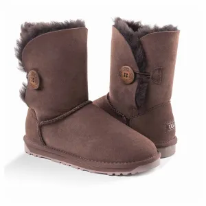 Ugg Boots Classic Short Button Chocolate 38