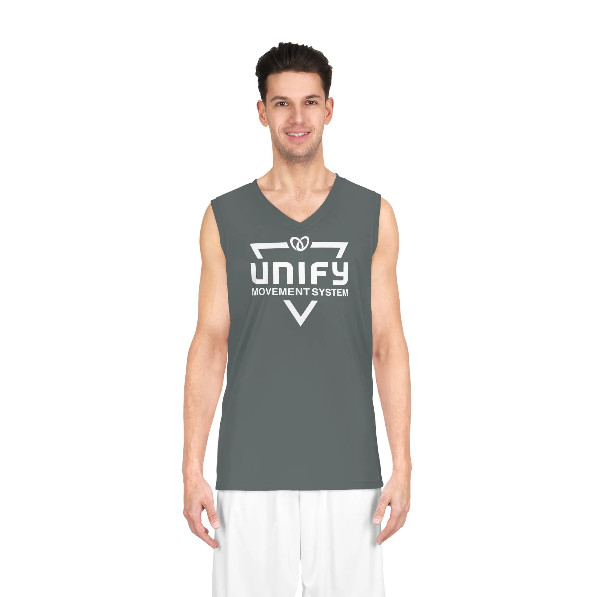 Unify Basketball Jersey - Grey/White