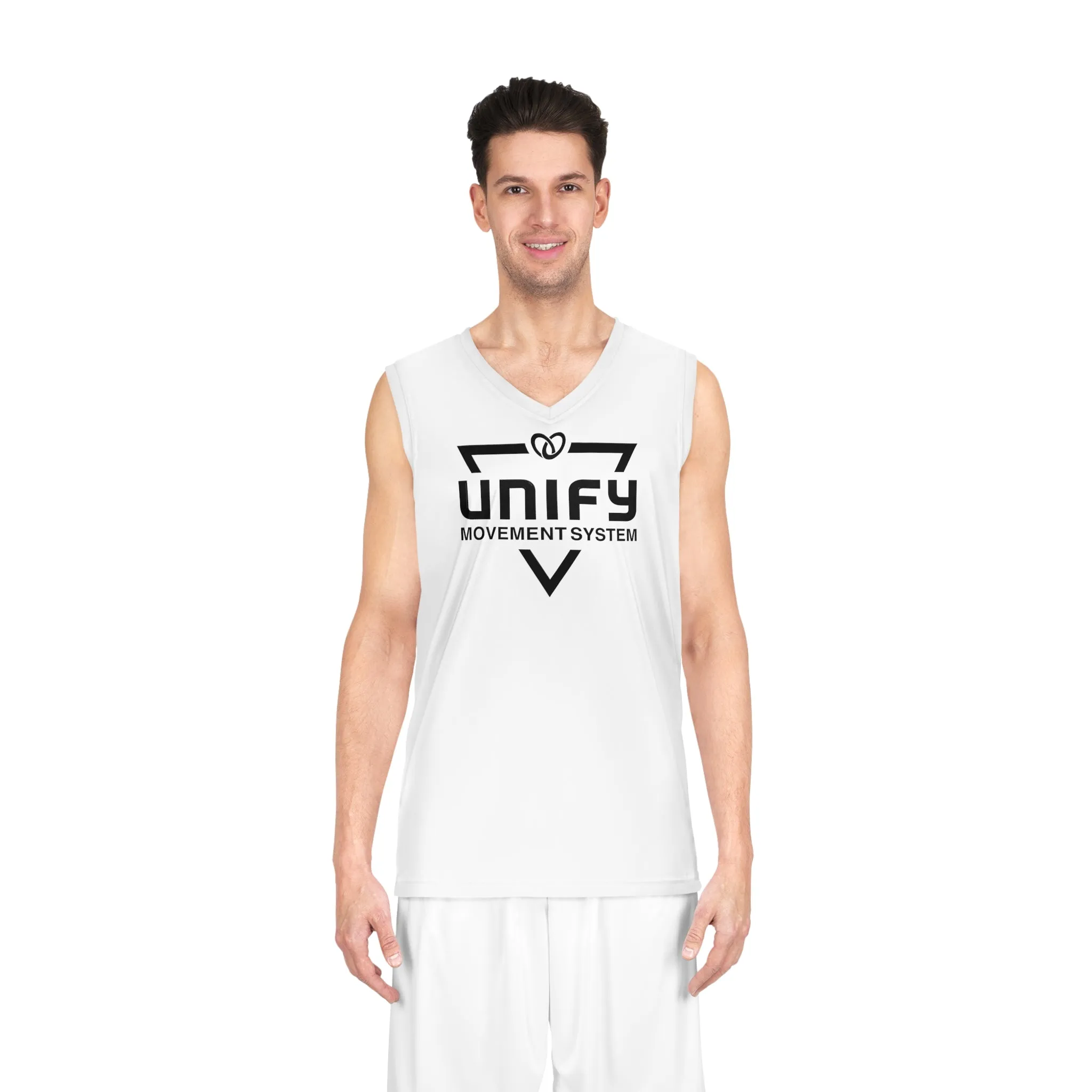 Unify Basketball Jersey - White/Black