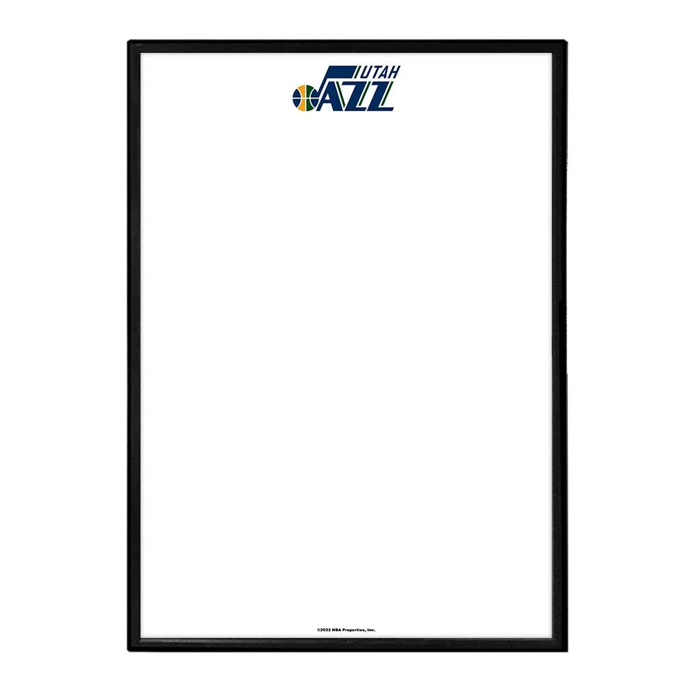 Utah Jazz: Framed Dry Erase Wall Sign