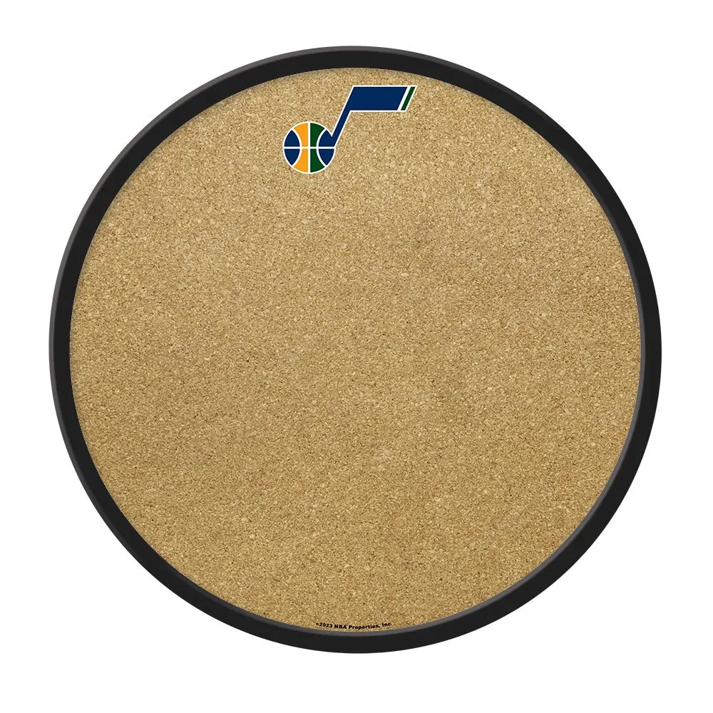 Utah Jazz: Modern Disc Cork Board