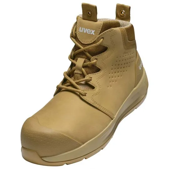 UVEX 2 X-Flow Side-Zip Work Boot Tan